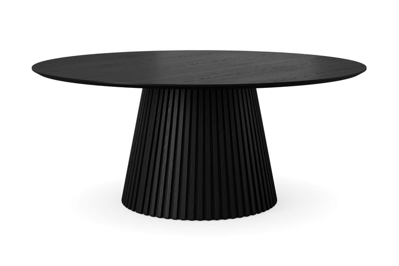 Peyra Runt Matbord 180 cm Fanér - Svartlaserad ek - Möbler - Matplats - Matbord & köksbord