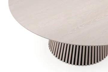 Peyra Runt Matbord 180 cm Fanér - Vitlaserad ek - Möbler - Matplats - Matbord & köksbord