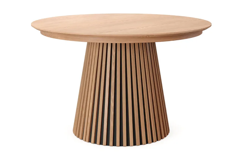 Peyra Runt Matbord förlängningsbart 120-220 cm Fanér - Ek - Möbler - Matplats - Matbord & köksbord