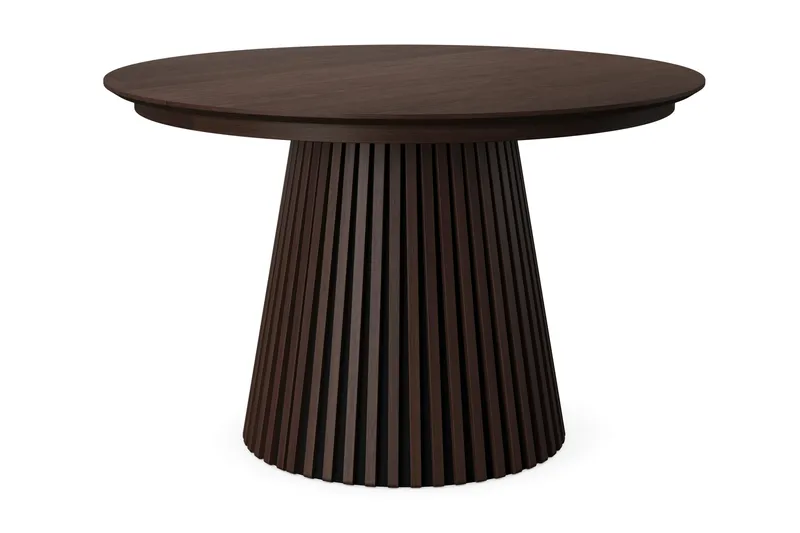 Peyra Runt Matbord förlängningsbart 120-220 cm Fanér - Rökt ek - Möbler - Matplats - Matbord & köksbord