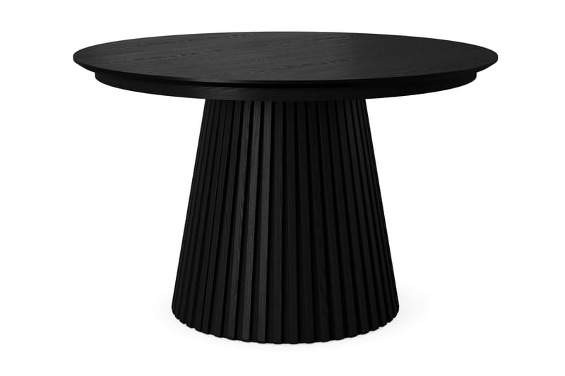 Peyra Runt Matbord förlängningsbart 120-220 cm Fanér - Svart - Möbler - Matplats - Matbord & köksbord