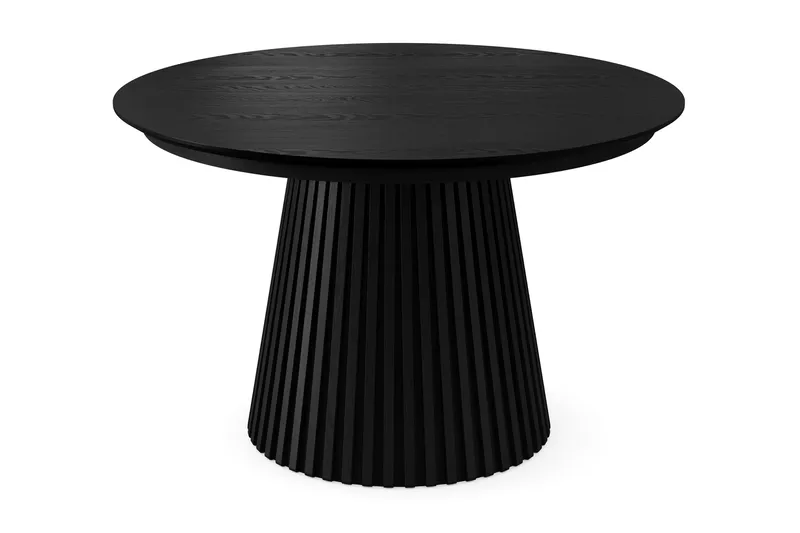 Peyra Runt Matbord förlängningsbart 120-220 cm Fanér, Svart