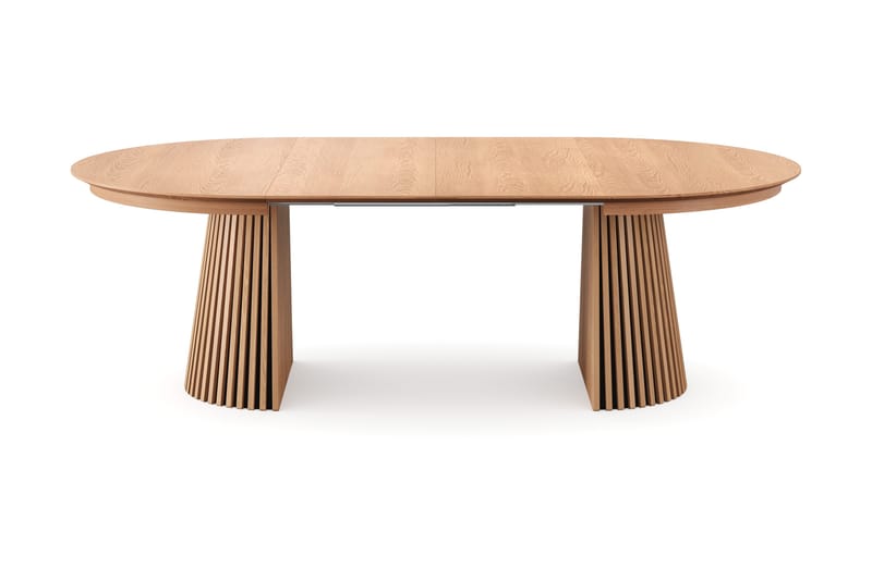 Peyra Runt Matbord förlängningsbart 140-240 cm Fanér - Ek - Möbler - Matplats - Matbord & köksbord