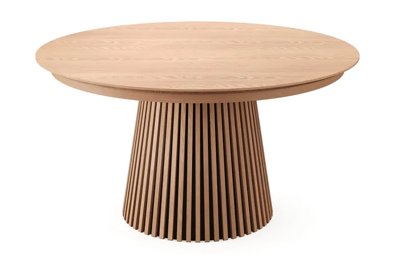 Peyra Runt Matbord förlängningsbart 140-240 cm Fanér, Ek