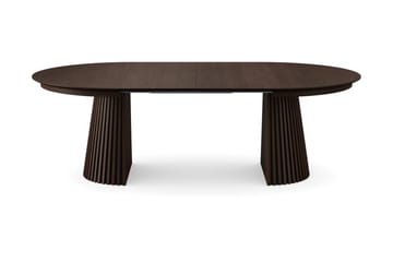 Peyra Runt Matbord förlängningsbart 140-240 cm Fanér - Rökt ek - Möbler - Matplats - Matbord & köksbord