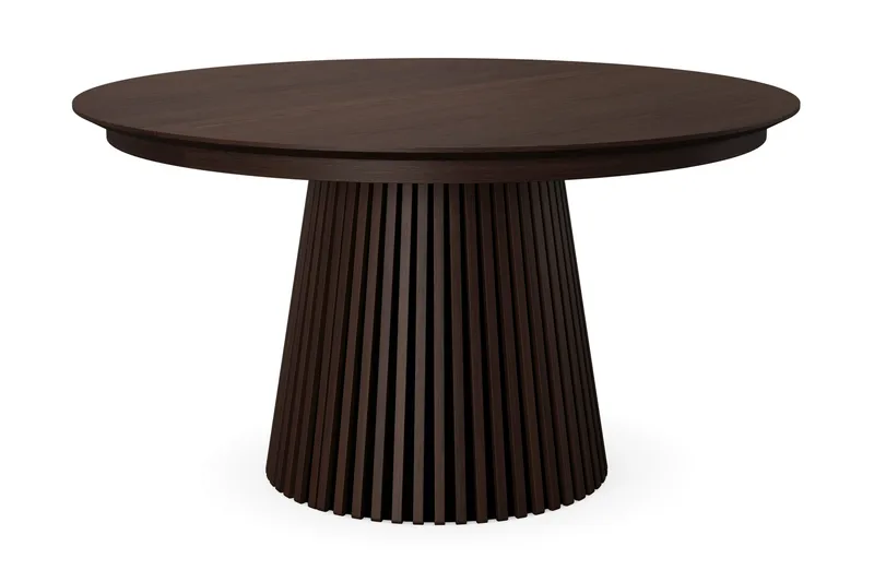 Peyra Runt Matbord förlängningsbart 140-240 cm Fanér - Rökt ek - Möbler - Matplats - Matbord & köksbord