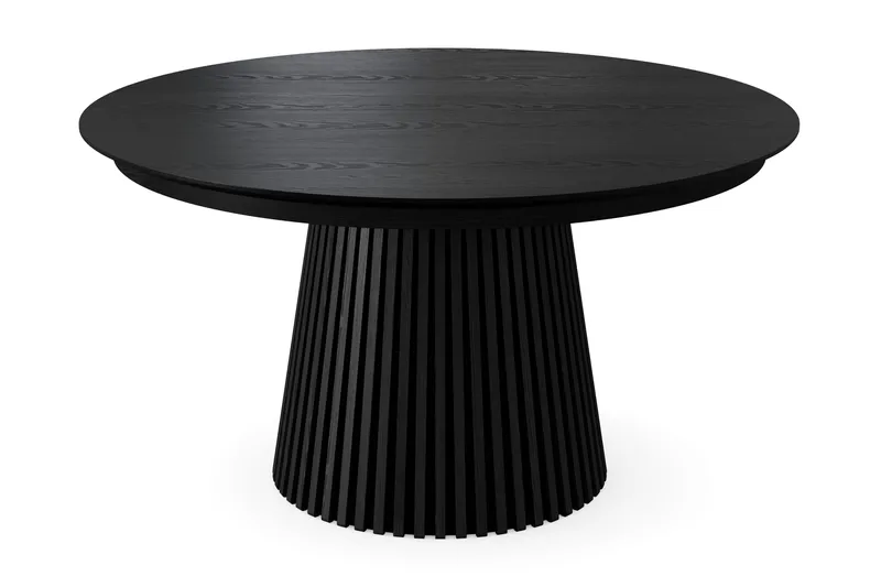 Peyra Runt Matbord förlängningsbart 140-240 cm Fanér, Svart