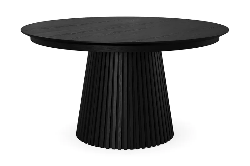 Peyra Runt Matbord förlängningsbart 140-240 cm Fanér - Svart - Möbler - Matplats - Matbord & köksbord