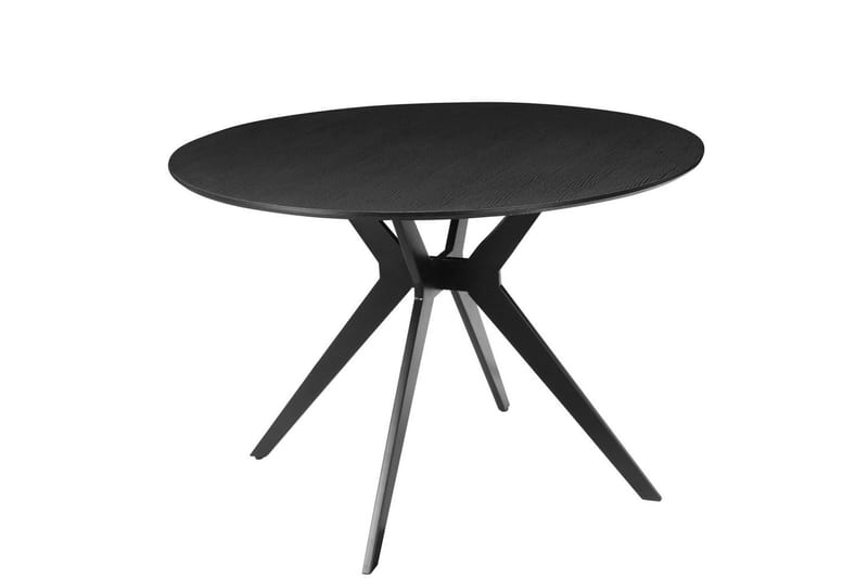 Philip Matbord Rund 110 cm, Svart