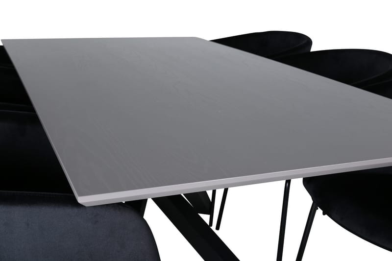 Piazza Matbord 190 cm med 6 Berit Karmstol med Armstöd - Möbler - Matplats - Matgrupp & matbord med stolar