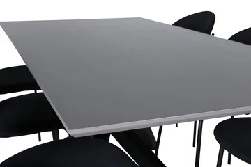 Piazza Matbord 190 cm med 6 Vault Matstol - Möbler - Matplats - Matgrupp & matbord med stolar