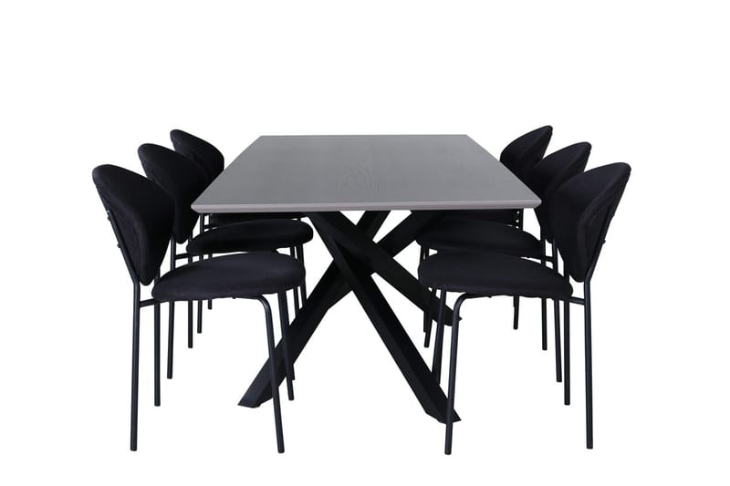 Piazza Matbord 190 cm med 6 Vault Matstol - Möbler - Matplats - Matgrupp & matbord med stolar