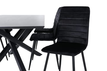 Piazza Matbord 190 cm med 6 Windu Matstol - Möbler - Matplats - Matgrupp & matbord med stolar