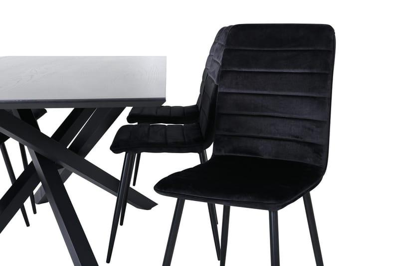 Piazza Matbord 190 cm med 6 Windu Matstol - Möbler - Matplats - Matgrupp & matbord med stolar