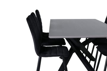Piazza Matbord 190 cm med 6 Windu Matstol - Möbler - Matplats - Matgrupp & matbord med stolar
