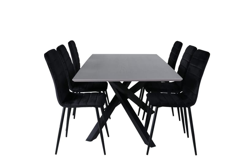 Piazza Matbord 190 cm med 6 Windu Matstol - Möbler - Matplats - Matgrupp & matbord med stolar