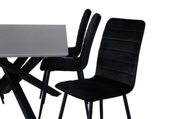 Piazza Matbord 190 cm med 6 Windu Matstol - Möbler - Matplats - Matgrupp & matbord med stolar