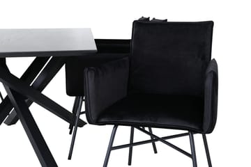 Piazza Matbord 190 cm med 6 Petra Karmstol - Möbler - Matplats - Matgrupp & matbord med stolar
