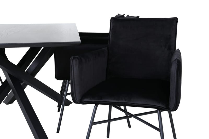 Piazza Matbord 190 cm med 6 Petra Karmstol - Möbler - Matplats - Matgrupp & matbord med stolar