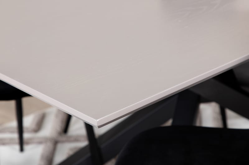 Piazza Matgrupp 180 cm Rektangulär med 6 Polar stolar - Svart - Möbler - Matplats - Matgrupp & matbord med stolar