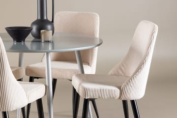 Plaza Matbord 100 cm med 4 Leone Matstol - Möbler - Matplats - Matgrupp & matbord med stolar