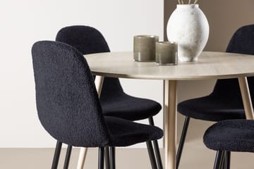 Plaza Matbord 100 cm med 4 Polar Matstol - Möbler - Matplats - Matgrupp & matbord med stolar