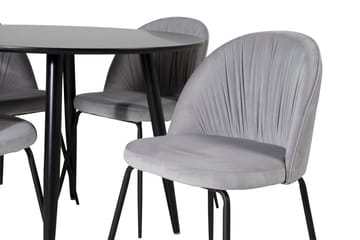 Plaza Matbord 100x100 cm med 4 Wrinkles Matstol - Möbler - Matplats - Matgrupp & matbord med stolar