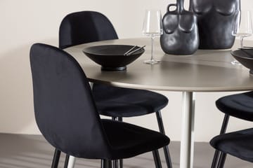 Plaza Matbord 120 cm med 4 Polar Köksstol - Möbler - Matplats - Matgrupp & matbord med stolar