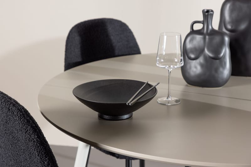 Plaza Matbord 120 cm med 4 Polar Matstol - Möbler - Matplats - Matgrupp & matbord med stolar