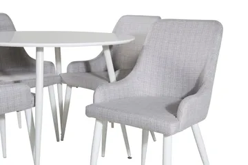 Plaza Matbord Runt med 4 Plaza Matstol - Möbler - Matplats - Matgrupp & matbord med stolar