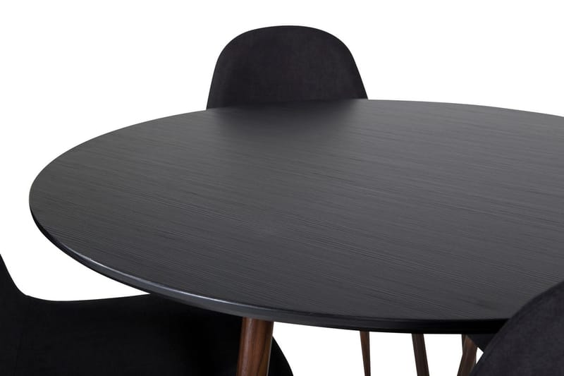 Plaza Matbord Runt med 4 Polar Matstol - Möbler - Matplats - Matgrupp & matbord med stolar