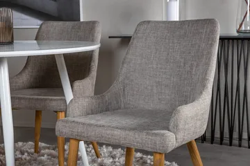 Plaza Matbord Runt med 4 Plaza Matstol - Möbler - Matplats - Matgrupp & matbord med stolar