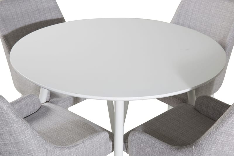 Plaza Matbord Runt med 4 Plaza Matstol - Möbler - Matplats - Matgrupp & matbord med stolar