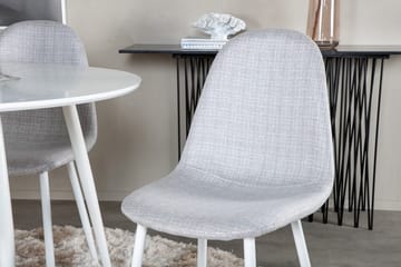 Plaza Matbord Runt med 4 Polar Matstol - Möbler - Matplats - Matgrupp & matbord med stolar