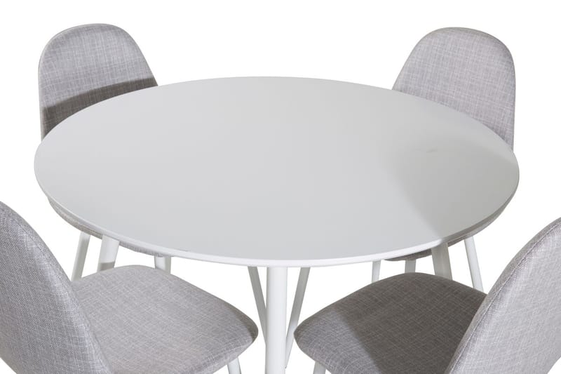 Plaza Matbord Runt med 4 Polar Matstol - Möbler - Matplats - Matgrupp & matbord med stolar
