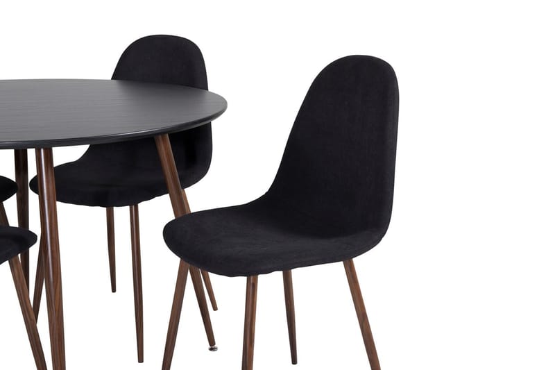 Plaza Matbord Runt med 4 Polar Matstol - Möbler - Matplats - Matgrupp & matbord med stolar