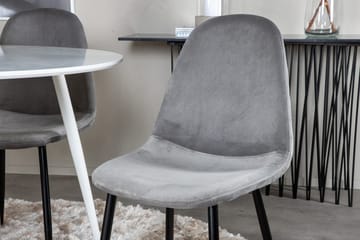 Plaza Matbord Runt med 4 Polar Köksstol - Möbler - Matplats - Matgrupp & matbord med stolar