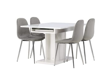 Pluto Matbord 120x90 cm med 4 Eva Matstol - Möbler - Matplats - Matgrupp & matbord med stolar