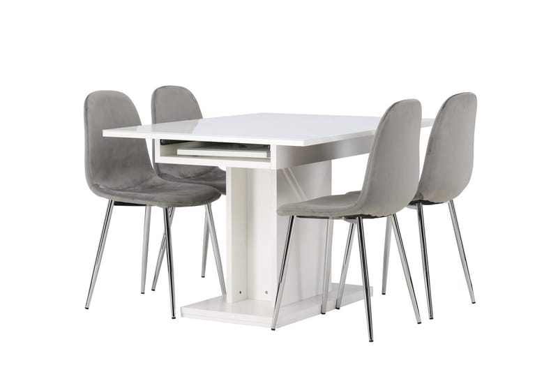 Pluto Matbord 120x90 cm med 4 Eva Matstol - Möbler - Matplats - Matgrupp & matbord med stolar