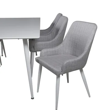 Polar Matbord 180 cm med 6 Plaza Matstol - Möbler - Matplats - Matgrupp & matbord med stolar
