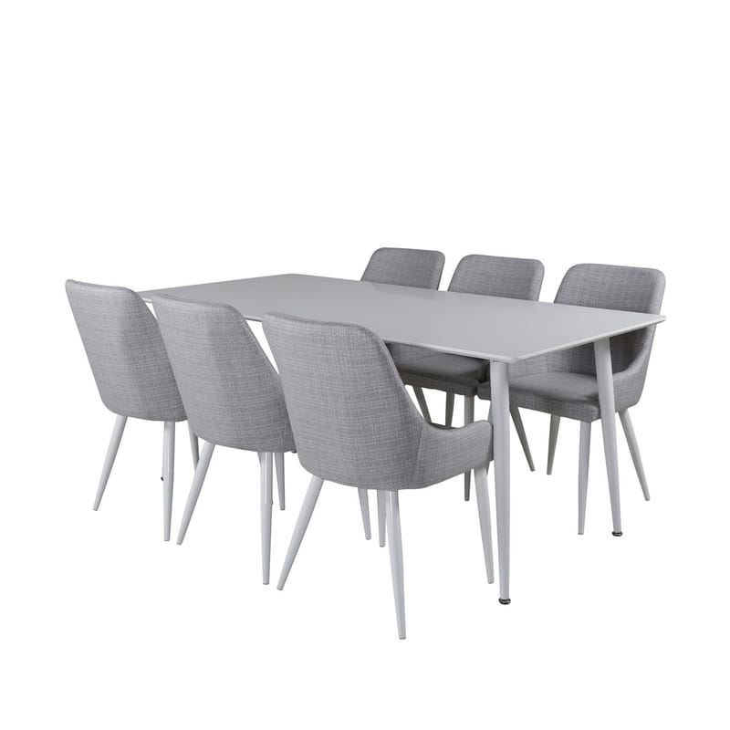 Polar Matbord 180 cm med 6 Plaza Matstol - Möbler - Matplats - Matgrupp & matbord med stolar