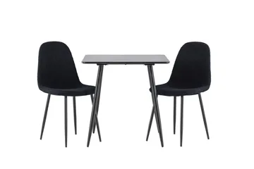Polar Matbord 75x75 cm med 2 Polar Matstol - Möbler - Matplats - Matgrupp & matbord med stolar