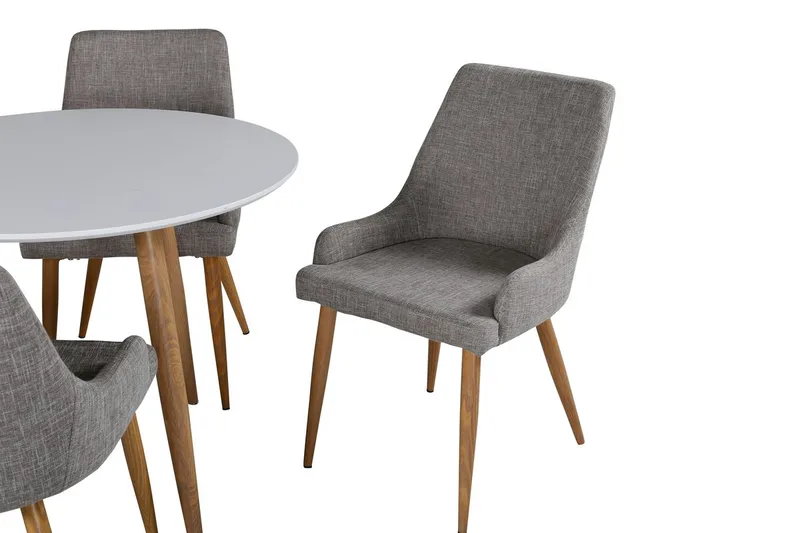 Polar Matbord 90 cm med 4 Plaza Matstol - Möbler - Matplats - Matgrupp & matbord med stolar