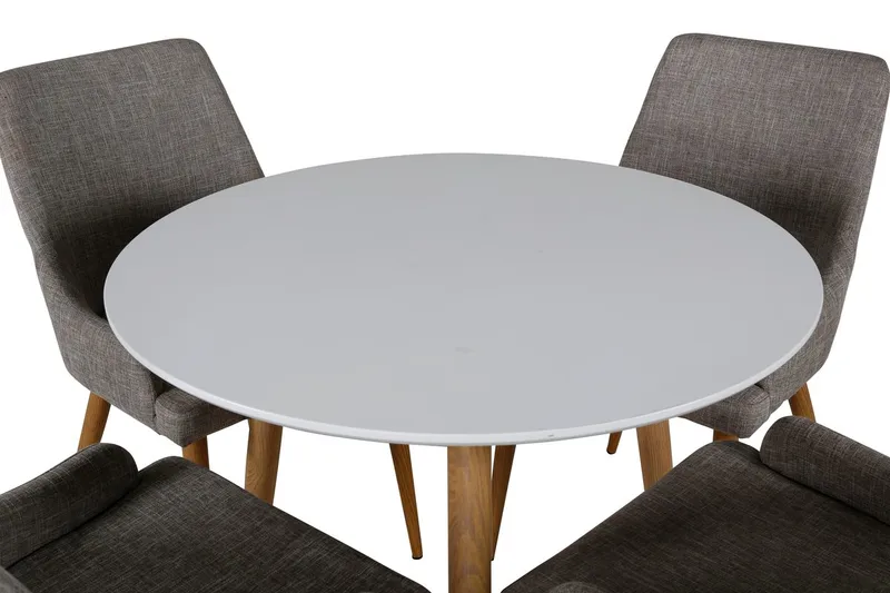 Polar Matbord 90 cm med 4 Plaza Matstol - Möbler - Matplats - Matgrupp & matbord med stolar