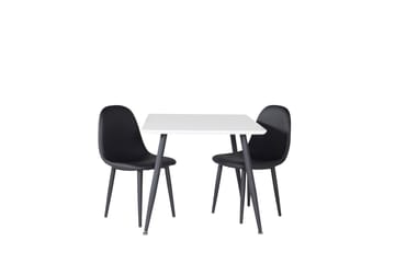 Polar Matgrupp 80 cm Rektangulär med 2 Polar stolar