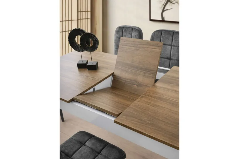 Pradera Matbord 175 cm Rektangulär - Valnöt/Vit - Möbler - Matplats - Matbord & köksbord