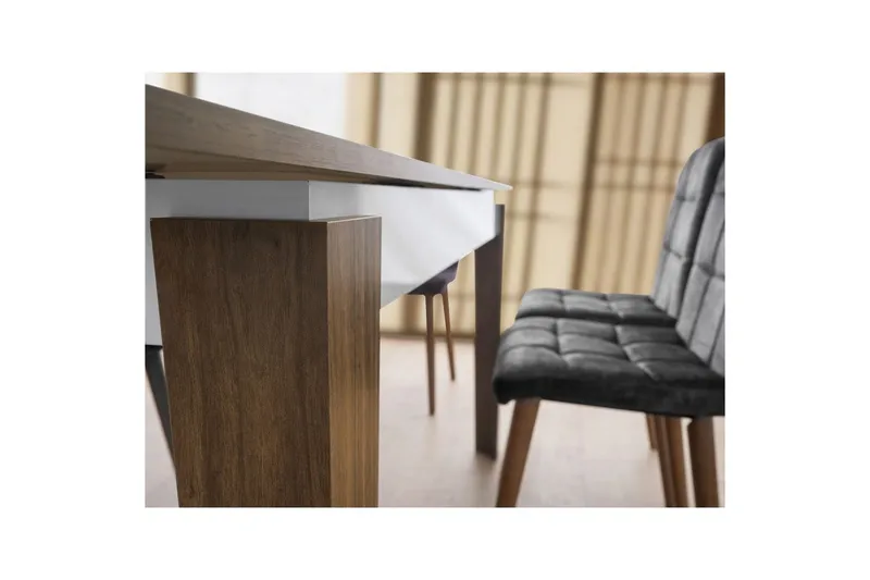 Pradera Matbord 175 cm Rektangulär - Valnöt/Vit - Möbler - Matplats - Matbord & köksbord