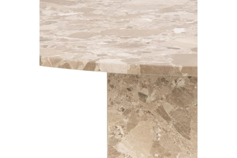 Prisa Runt Matbord i Marmor Sten 130 cm - Beige - Möbler - Matplats - Matbord & köksbord