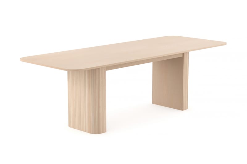 Kopparbo Matbord 180 cm Natur - Ljust vitlaserat ekträ - Möbler - Matplats - Matbord & köksbord