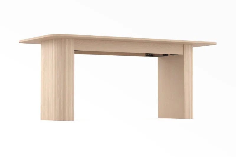 Kopparbo Matbord 180-240 cm Förlängningsbart - Ljust vitlaserat ekträ - Möbler - Matplats - Matbord & köksbord